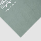 ミニマリストクラブネームテニスチームカスタム 薄葉紙 (詳細)