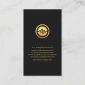 ミニマリストクリエイティブ証券取引所のグラフ(財務) 名刺 (裏面)