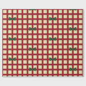 ミニマリストクリスマスラッピング紙 ラッピングペーパー (フラット)