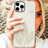 ミニマリストクリームボタニカルモノグラム Case-Mate iPhoneケース