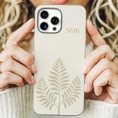 ミニマリストクリームボタニカルモノグラム Case-Mate iPhoneケース