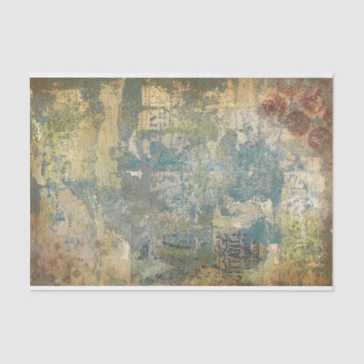 ミニマリストグランジテクスチャデザイン 薄葉紙 (正面)