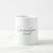 ミニマリストグランドパEST 2025マグカップ | 新しいおじいちゃんギフト コーヒーマグカップ (中央)