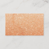 ミニマリストグリッターインテリアデザイナー名刺 名刺 (裏面)