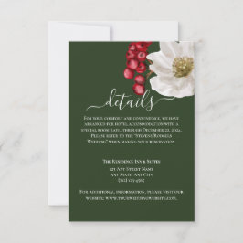 ミニマリストグリーンとベリ結婚ーフローラ詳細