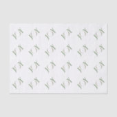 ミニマリストグリーンウォーターカラージョイリース 薄葉紙 (正面)