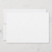 ミニマリストグリーンシダ結婚式招待状 招待状 (裏面)