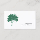 ミニマリストグリーンツリー造園 名刺 (正面)