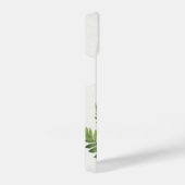 ミニマリストグリーンファーンボタニカルイラストレーション iPhoneケース (右側面)