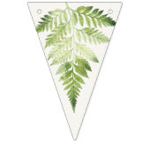 ミニマリストグリーンフェンスパーティー装飾旗 バンティングフラッグ (第3の旗)