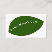 ミニマリストグリーンホーム気に名刺 ロイヤリティカード (裏面)