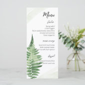 ミニマリストグリーン結婚シダのメニュー メニュー (スタンド正面)