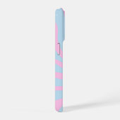ミニマリストグルービーレトロ猫デザイン iPhoneケース (右側面)