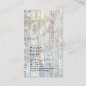 ミニマリストグレーウォールプレーンモダンプロフェッショナル 名刺 (正面)