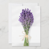 ミニマリストグレーパープルマザーズデイ招待状 招待状 (裏面)