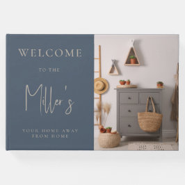 ミニマリストグレーベージュエアーブンバケーションレンタル ゲストブック