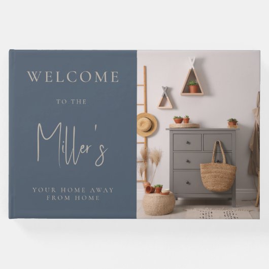 ミニマリストグレーベージュエアーブンバケーションレンタル ゲストブック (正面)