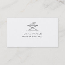 ミニマリストグレーホワイトプロフェッショナルアイロン洗濯物