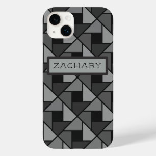ミニマリストグレー幾何学的ケースメイトiPhoneケース Case-Mate iPhone 14 Plusケース