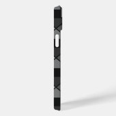 ミニマリストグレー幾何学的ケースメイトiPhoneケース Case-Mate iPhoneケース (裏面 / 右)