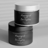 ミニマリストグレー防水化粧品瓶ラベル ペットボトルラベル