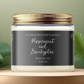 ミニマリストグレー防水化粧品瓶ラベル ペットボトルラベル