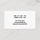 ミニマリストコーヒーロイヤリティカード ロイヤリティカード (裏面)