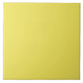 ミニマリストコーンパステルイエローカ無地のラー タイル (正面)