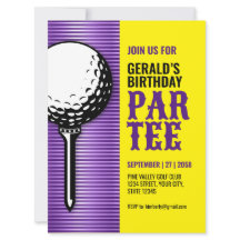 ミニマリストゴルフパーティーデザインデザイン