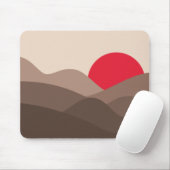 ミニマリストサンサドルブラウン マウスパッド (マウス)