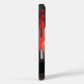 ミニマリストサンセットブラックラブラドールドッグ Case-Mate iPhoneケース (裏面 / 右)