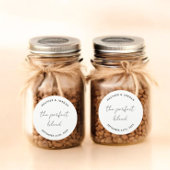 ミニマリストザパーフェクトブレンド結婚式の引き出物 ラウンドシール