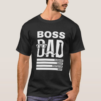 ミニマリストシックお父さんおしゃれで楽しいメンズ Tシャツ