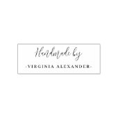 ミニマリストシックハンドメイド名前をカスタムする スタイリッシュ セルフインキングスタンプ (デザイン)