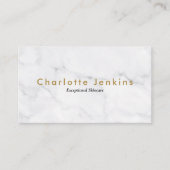 ミニマリストシックマーブルプロフェッショナル 名刺 (正面)