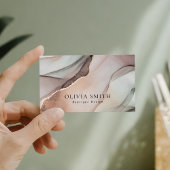 ミニマリストシック水彩色 名刺