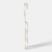 ミニマリストシックBeige Anahawリーフスクリプトモノグラム iPhoneケース (左側面)