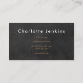 ミニマリストシャルボードプロフェッショナル 名刺 (裏面)