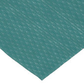 ミニマリストシルバーティール(緑がかった色)アールデコ ショートテーブルランナー (コーナー)