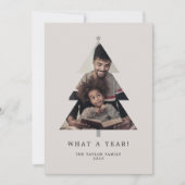 ミニマリストシンプルのGreigeクリスマス シーズンカード (正面)