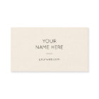 ミニマリストシンプル　クリーンモダン名刺