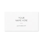 ミニマリストシンプル クリーンモダン名刺