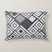 ミニマリストジオメトリ：エレガンスシンプル アクセントクッション (正面)