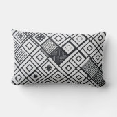 ミニマリストジオメトリ:エレガンスシンプル ランバークッション (裏面)