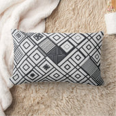ミニマリストジオメトリ:エレガンスシンプル ランバークッション (ブランケット)