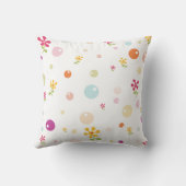 ミニマリストスイートホーム引っ越し祝いパーティースロー クッション (裏面)