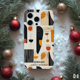 ミニマリストスカンジナビア調和 – 幾何学融合 iPhone 15 PRO MAXケース