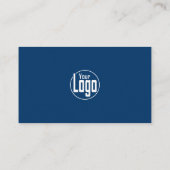 ミニマリストスキャナブルブルー&ホワイトカンパニー 名刺 (裏面)