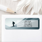 ミニマリストスキーヤースキー ラベル (インサイチュ)