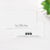 ミニマリストスクリプトスタッドイヤリングディスプレイカード (デスク)